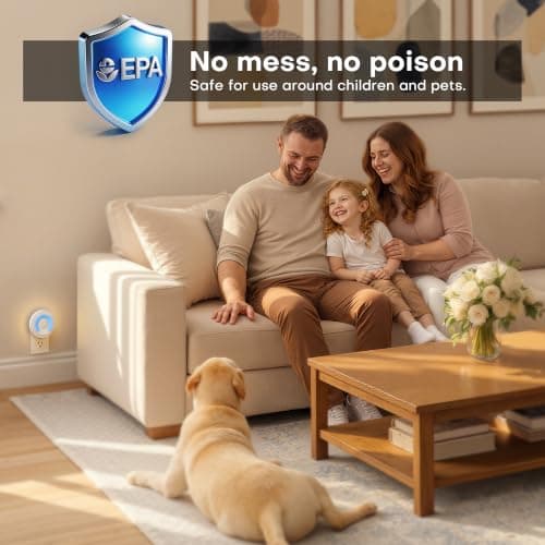 Cozlite Ultrasonic Pest Repeller, Mouse Repellent Indoor, 4 Pack - Thumbnail 6