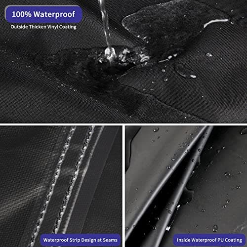 Jungda Grill Cover for Blackstone Model 2022 Blackstone Pellet Grill & Omnivore Griddle Combo,Outdoor Waterproof Griddle Cover - Thumbnail 3