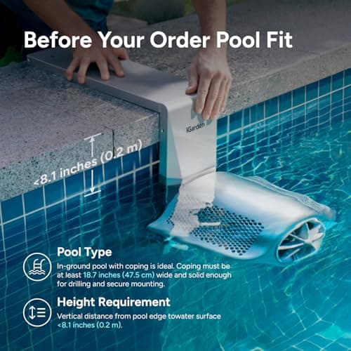 iGarden (2026 Upgrade) P100 Pool Swim Jet System, 450 GPM Inverter Counter Current Swimming System with 5 Wave Modes, Swim Jet Machine for Inground Pools, Training or Fun, App Control - Thumbnail 5