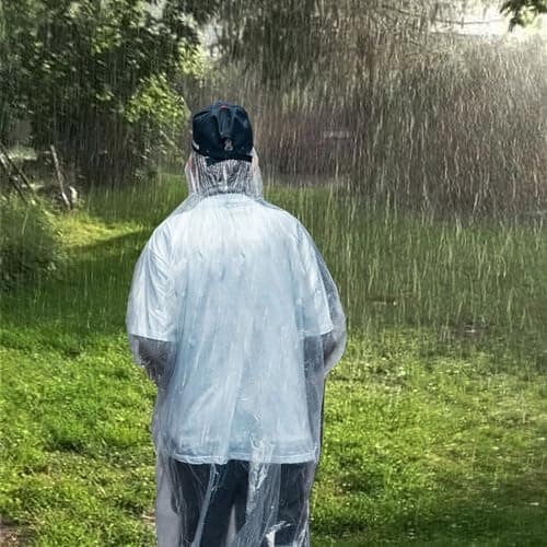 NVioAsport Ponchos Family Pack, (8 Pack) Rain Poncho for Adults and Disposable Emergency Rain Ponchos - Thumbnail 3