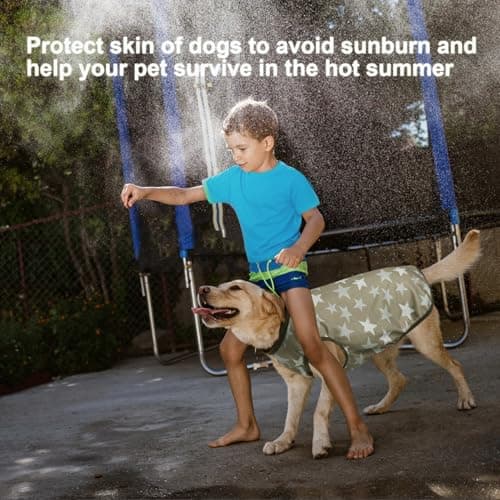 Lightweight Breathable Dog Cooling Shirts, Quick Dry Dog Sunscreen T-Shirt, Professional Pet Summer Vest for Small Medium Large Dogs - Thumbnail 6