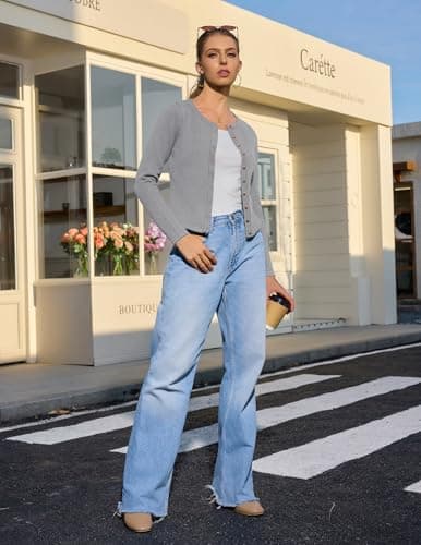 Totatuit Light Weight Cardigan Women Cute Cardigan For Dress Work Cardigans For Women Office - Thumbnail 6