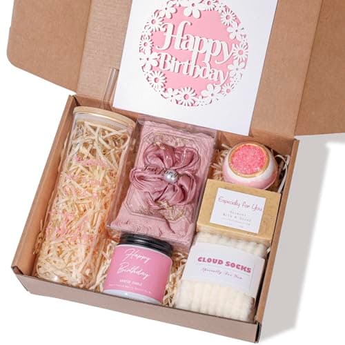 oolevassy Birthday Gifts for Women, Happy Birthday Gift Set for Sister