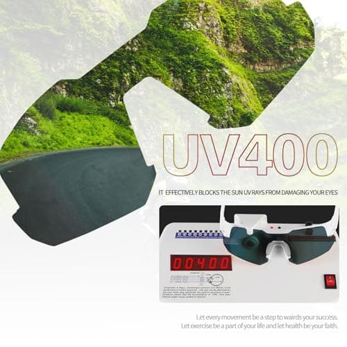 OULAIQI Polarized Sports Baseball Sunglasses, TR90 Lightweight Material, UV400 Unisex Cycling Glasses For Youth and Adults (WhiteRed) - Thumbnail 6