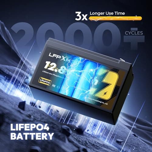 LFPXMAN 12V 8Ah LiFePO4 Battery Better Replacement Solution for Lead Acid Battery, LFP Battery Designed to Replace SLA Battery, for Ride on Toy, Small UPS, Lighting, Fish Finder - Thumbnail 6