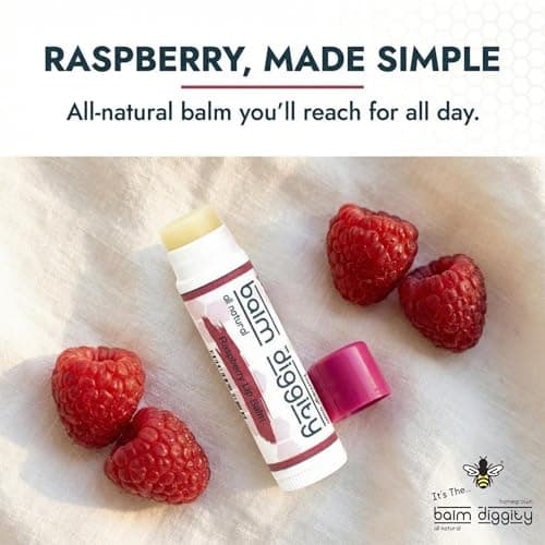 It’s The Balm Diggity Raspberry Lip Balm - Natural Scented Moisturizing Stick for Lips - Hydrating Smoothing Daily Conditioning Care with Shea Butter, Coconut Oil & Beeswax - 2-Pack - Thumbnail 5
