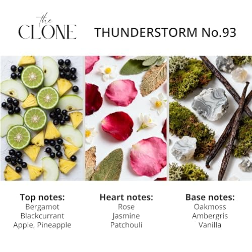 Clone, Thunderstorm No. 93 - Inspired by Aventus Perfume For Men, Extrait de Parfum, Luxury Fragrance Perfume Spray, 1.7 Fl Oz (50ml) - Thumbnail 2