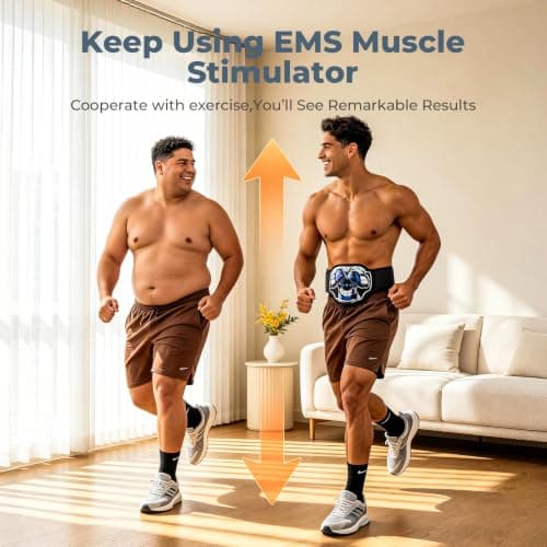 MASTOGO FDA Cleared 3-in-1 Tens EMS Unit AB Belt for Muscle Recovery - Thumbnail 6