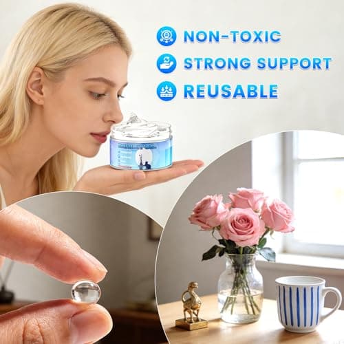 Clear Exhibit Gel for Museum, 6.7 oz Reusable Museum Putty, Removable & No Residue Adhesive Gel Wax for Securing Collectibles, Antiques & Decorations, Prevent Falling, Sliding & Vibration - Thumbnail 2