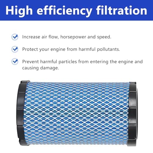 AUIVERED 7082265 Air Filter - Compatible with 2018 2019 2020 2021 2022 2023 Polaris Ranger 1000, Ranger Crew XP 1000, Ranger XP 1000 - Thumbnail 6