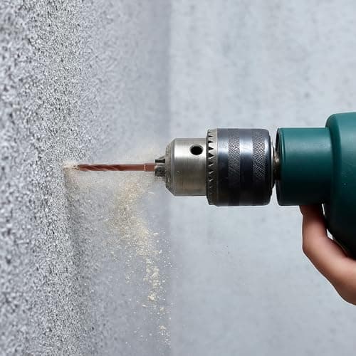 Masonry Drill Bit Set 10 Pcs (1/8"-1/2"), Four Blade Serrated Eccentric YG6T Carbide Drill Bits for Concrete, Cement, Brick, Tile, Marble, Glass and Wood, 1/4" Hex Shank, with Storage Case, Brown - Thumbnail 2