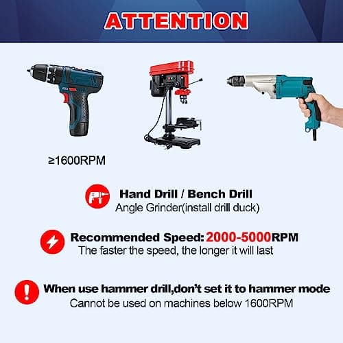 Dry Diamond Core Drill Bit,BRSCHNITT 1 inch Diamond Finger milling bit Triangle Shank for Porcelain Tile Ceramic Stone Granite Marble - Thumbnail 5