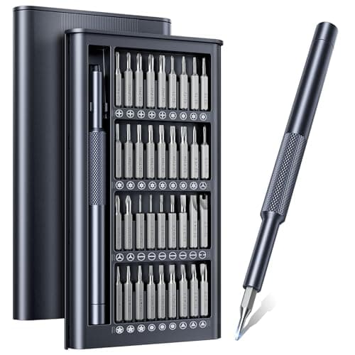 Wesdut 37-in-1 Mini Precision Screwdriver Set, [Durable and Long-Lasting] Magnetic Screw Driver Set with Trox,Small Repair Tool Kit for Watch,PC,Computer,iPhone,Xbox,Laptop,Eyeglass,Electronic
