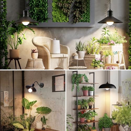 DingChen Grow Light Bulbs, A19 Full Spectrum Light Bulb, 9W Plant Grow Lights Bulbs (100W Equivalent), E26 Base, for Indoor Plants, Herbs, Flowers, Vegetables, 6 Pack - Thumbnail 6