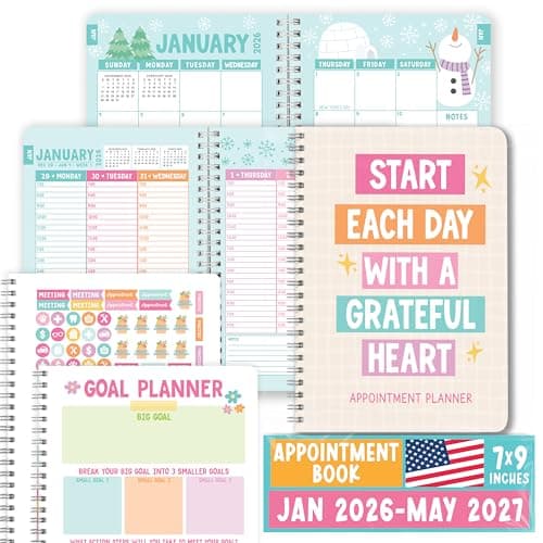 Hourly Appointment Book 2026-2027 - Appt Book 2026, Hourly Daily Weekly Monthly 2026 Appointment Planner, Schedule Planner, Scheduling Books, Appointments Calendar Home Office Business - Image 1