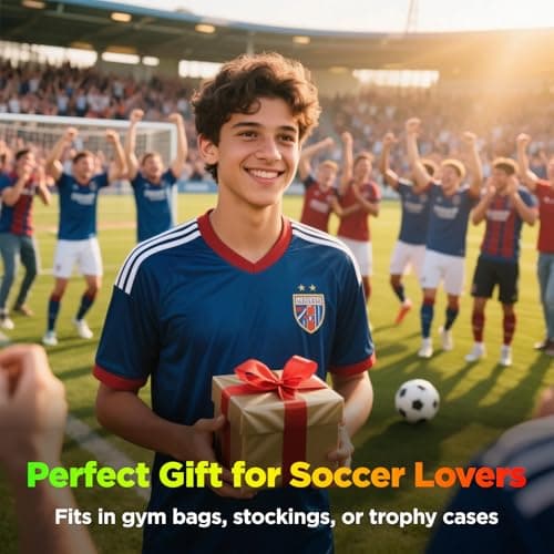 INLOOKSEEK Light up Soccer Ball-Portable Bluetooth Speaker with Light up Ball,6 Lighting Modes Glow in The Dark Soccer Ball Gifts for Boys 8-12 - Thumbnail 5