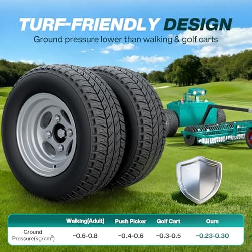 CASISPRO Remote-Controlled Golf Ball Picker, Turf-Friendly Electric Golf Driving Range Picking Machine, Golf Ball Collection Machine for Golf Course & Driving Ranges - Labor Saving, Easy to Maintain - Thumbnail 3