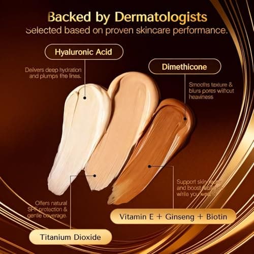 Foundation Cushion, 2026 New Mushroom Head Air Cushion Cc Cream, Full Coverage Foundation for Older Women, Bb Cream for All Skin Types (Natural color) - Thumbnail 4