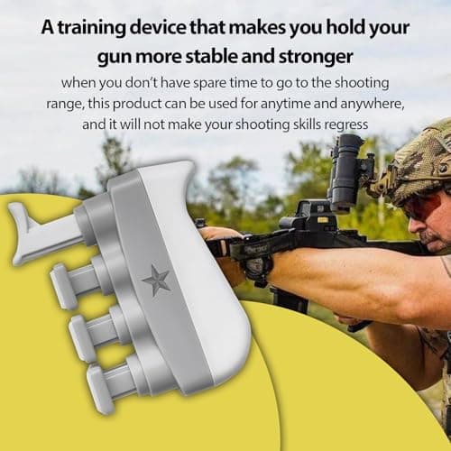 Trigger Trainer for Dry-Fire Training – Enhance Trigger Control & Muscle Memory & Shooting Accuracy for Handguns, Pistols & Firearm Owners, No Real Click Sound (Two-color 1 stage) - Thumbnail 4