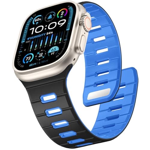 Odbeai Magnetic Sport Band Compatible with Apple Watch 49/46/45/44/42mm Men