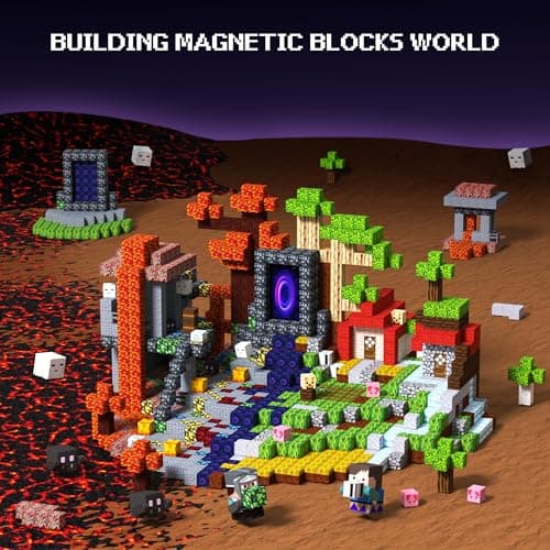 Innovakids Nether&Overworld Magnetic Blocks - Thumbnail 3