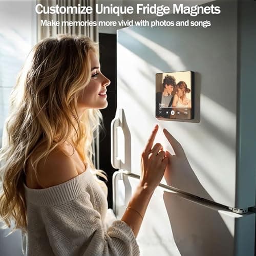 Unique Mother's Day Keepsake – Personalized Music Fridge Magnet, Custom Photo & Music Gift for Mom - Thumbnail 5