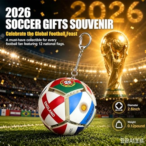 2026 Soccer Gifts,Football Accessories,Fidget Toys for Adults with Flag,USA 250th Anniversary Merchandise,Fidget Soccer for Anxiety Release - Thumbnail 2