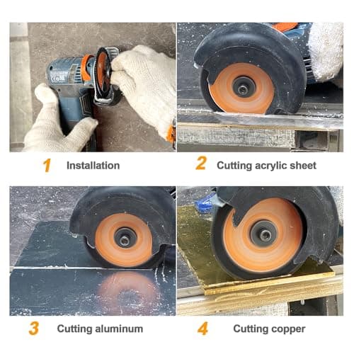 HSS Circular Saw Blade 3inch - BRSCHNITT 5pcs 72T 10mm Bore Cutting Discs for Wood, Copper, Aluminum, Plastic and Soft Metal - Thumbnail 4