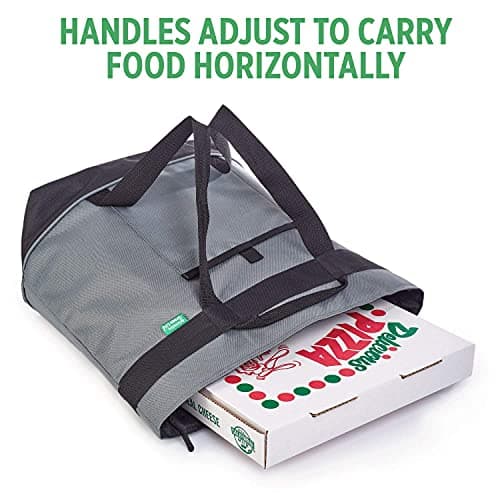 Jumbo Insulated Cooler Bag (Gray) with HD Thermal Insulation - Premium, Collapsible Soft Cooler Makes a Perfect Insulated Grocery Bag, Food Delivery Bag, Travel Insulated Bag, or Beach Cooler Bags - Thumbnail 5