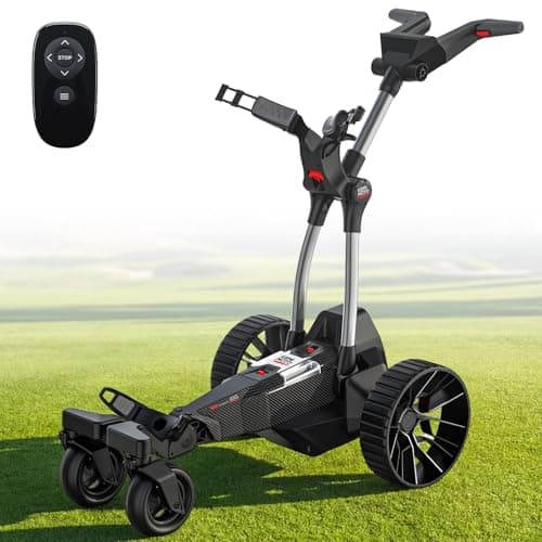 KEMIMOTO ApexR Electric Golf Cart with Power Assist Mode, 492FT Remote Control, Dual 240W Motor 36 Hole Battery, IPX5 Water Resistant Compact Folding Golf Caddy w/ USB-C, Drink & Umbrella Holder - Image 1
