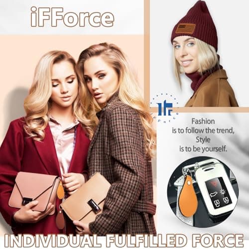 iFForce Laser Engraving Blanks - 60pcs Leatherette Khaki & Brown Hat Patches - PU Leather Iron on Hat Patches for DIY Custom Laserable Engravable Craft Gifts - Thumbnail 3