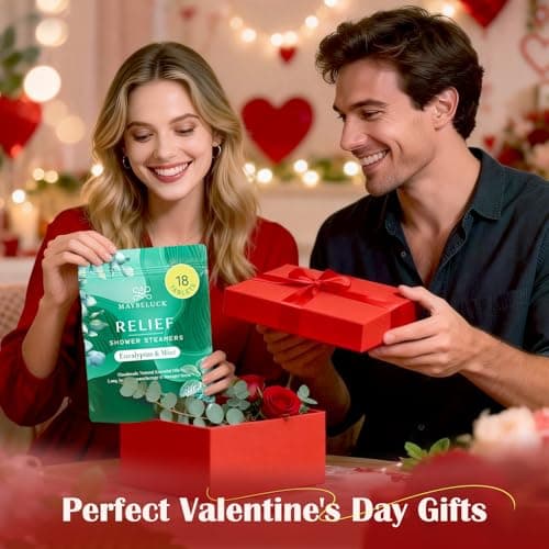 Maybeluck Shower Steamers Aromatherapy 18 Pack – Mothers Day Gifts, Eucalyptus for Shower, Aromatherapy Birthday Gifts for Women & Men, Stress Relief & Relaxation Self Care – Eucalyptus & Mint - Thumbnail 2