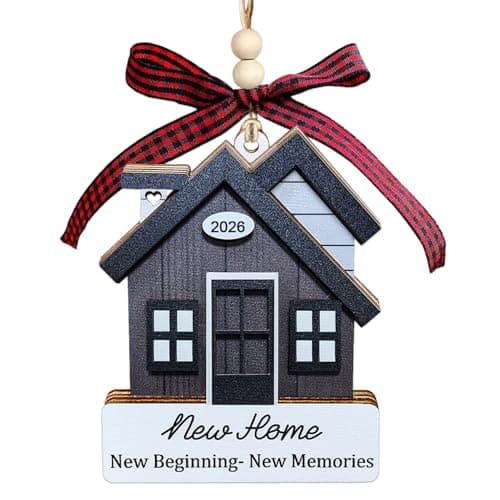 House Warming Gifts New Home, Housewarming Gifts for Women, Couple, Homeowners, New House Gift Ideas - New Home Ornament 2026, First Christmas House Ornament - Image 1