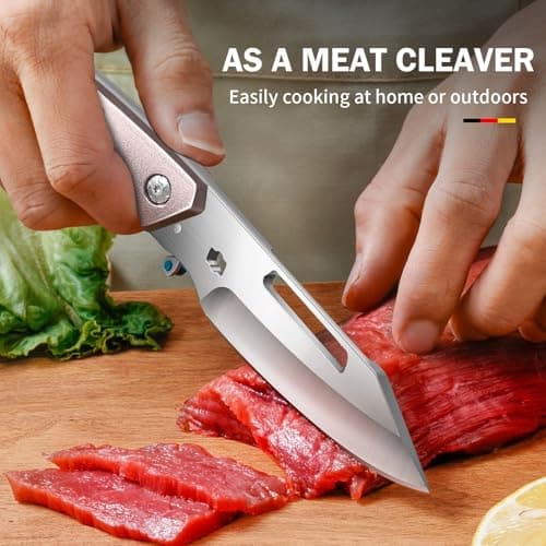 Tingling Heavy Duty Poultry Shears: Kitchen Scissors for Chicken & Food & Turkey - Thumbnail 4