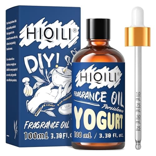 HIQILI Yogurt Fragrance Oil - Gourmand Scents for Essential Oil Diffuser, DIY Candle Making Supplies, Soap Making 3.38 Fl Oz - Image 1