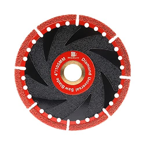 Metal Cutting Diamond Blade 4"- BRSCHNITT 105mm All-Purpose Diamond Saw Blade for Rebar Sheet Metal Angle Iron Stainless Steel Concrete. - Image 1