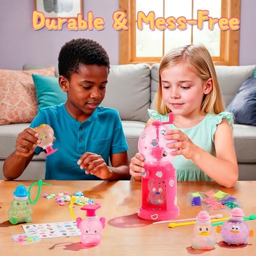 JMMICO Make Your Own Squishies, 6 Packs Sea Animals Squishy Making Kit, Mix Fill and Squeeze Reusable Stress Ball Set, Craft Kit for Kids 4-8-12, Birthday Gift Idea for 5 6 7 8 Year Old Boys Girls - Thumbnail 5