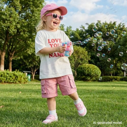 STQ KIDS Toddler Girl Shoes Wide Toe Box Barefoot Tennis Shoes Breathable Zero Drop Lightweight Kids First Walking Running Sneakers Outdoor Activities School Cute Pink White Toddler Size 10 - Thumbnail 2