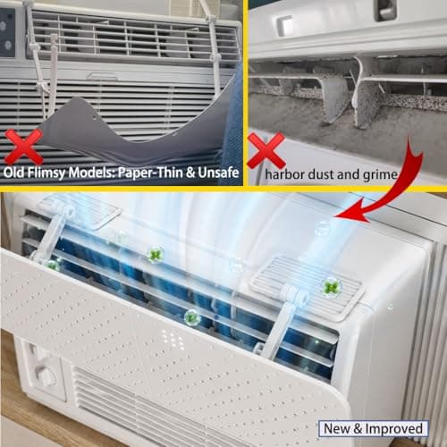 AirFlow Pro Cool & Pure Window Air Conditioner Deflector with Negative Ion Purifier, Adjustable AC Vent Deflector for Mini Split & Window Units, Universal ABS Air Vent Deflector to Prevent Direct Blow - Thumbnail 4
