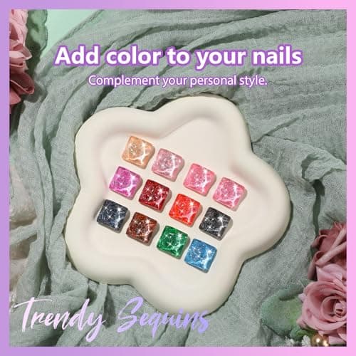 ABAC 24 Color Hema-Free Solid Gel Nail Polish,Ombre Gel Nail Polish,Pat Paint Nail Gel- Blush Pink & Midnight Blue Clump-Free Glam for Office Holidays Parties 28-Day Chip-Free All-year Essentials - Thumbnail 6