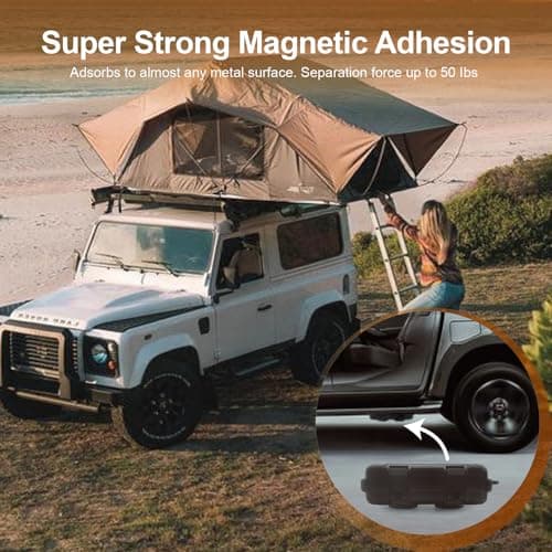 YIngo Firety Strong Magnetic Hide a Key: Magnetic Key Box for Under Car, Versatile for Home & Outdoor | Rainproof & Windproof, Key Box with a Large Magnet(black, single) - Thumbnail 3