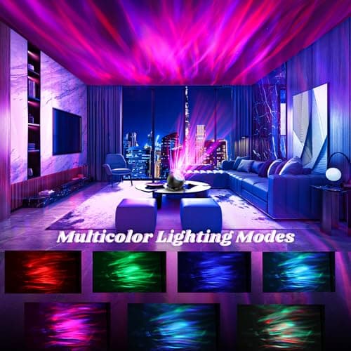 Northern Lights Projector, LED Night Light Aurora Projector with Timer and Remote, Room Decor, Gifts for Kids, Adults, Christmas, Birthday - Thumbnail 2