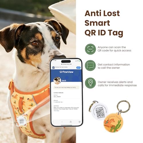 PawView Escape Proof Western Cowboy No Pull Dog Harness, Soft Air Mesh Vest with Front & Back Clips, Adjustable Fit, Includes QR ID Tag for Safe Walking & Running, Orange, Small - Thumbnail 6