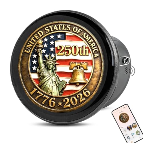 Lumavere Digital Badge Anime Pins, Customizable Digital Pin Displays Audio Video & GIFs, Wearable Electronic Badge for World Cup, Anime Con, Concert, Party, Bussiness, Ebadge for Ita Bag, Backpack - Image 1