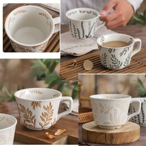 Tvvtuww mug set (Brown Leaf Mug 1 pcs) - Thumbnail 4