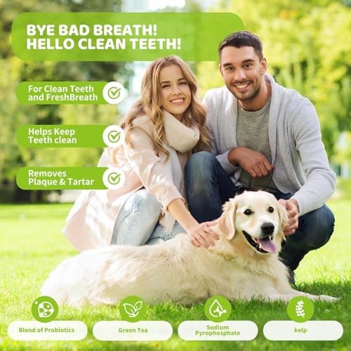 Aloevia Dog Dental Powder for Teeth 200g -Enzymatic Plaque & Tartar Remover, Teeth Cleaning Powder for Fresh Breath, 90 Day Supply for All Breeds - Thumbnail 4