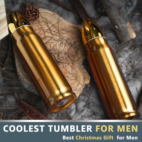 Gift for Men Dad Him Husband - 17oz Cool Stainless Steel Tumbler - Unique Hunting Anniversary Birthday Mens Gifts for Him Boyfriend Husband - Stocking Stuffers Gifts for Men Adult 2026 - Thumbnail 2
