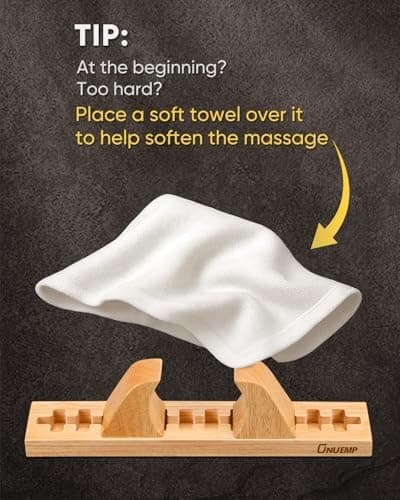 ONUEMP Psoas Release Tool, Fully Adjustable Hip Hook Psoas Muscle Release Tool, for QL, Hip Flexor, Back, Hamstring, Glute, Iliacus and Neck Pain Relief - Deep Tissue Myofascial Release, Wood - Thumbnail 6