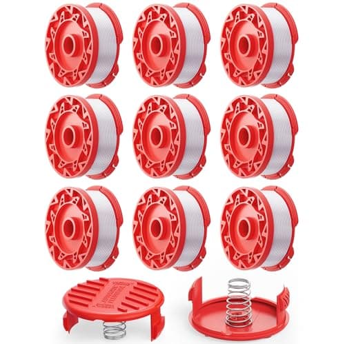 YWTESCH 11 Pcs CMZST0653 String Trimmer Line Spool 0.065" 30Ft Compatible with Craftsman Weed Wacker, Auto Feed Weed Eater String Head Replacement Parts for Craftsman Weed Whacker - Image 1