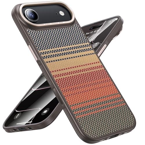 Maledan for iPhone Air Case Carbon Fiber - Slim iPhone 17 Air Case with Caseless Feel [Fit for MagSafe][Real 1500D Aramid Fiber] Shockproof Magnetic Thin & Light Cases iPhone 17Air Anti-Scratch Cover - Image 1